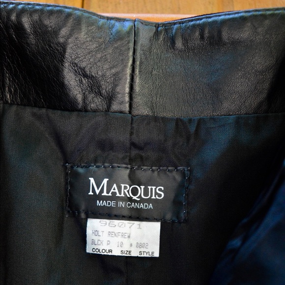 Vintage Holt Renfrew Suede Skirt - Picture 3 of 6